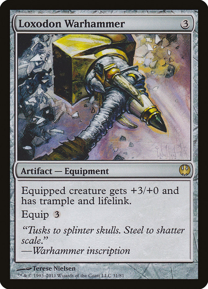 Loxodon Warhammer [Duel Decks: Knights vs. Dragons] | Game Grid - Logan