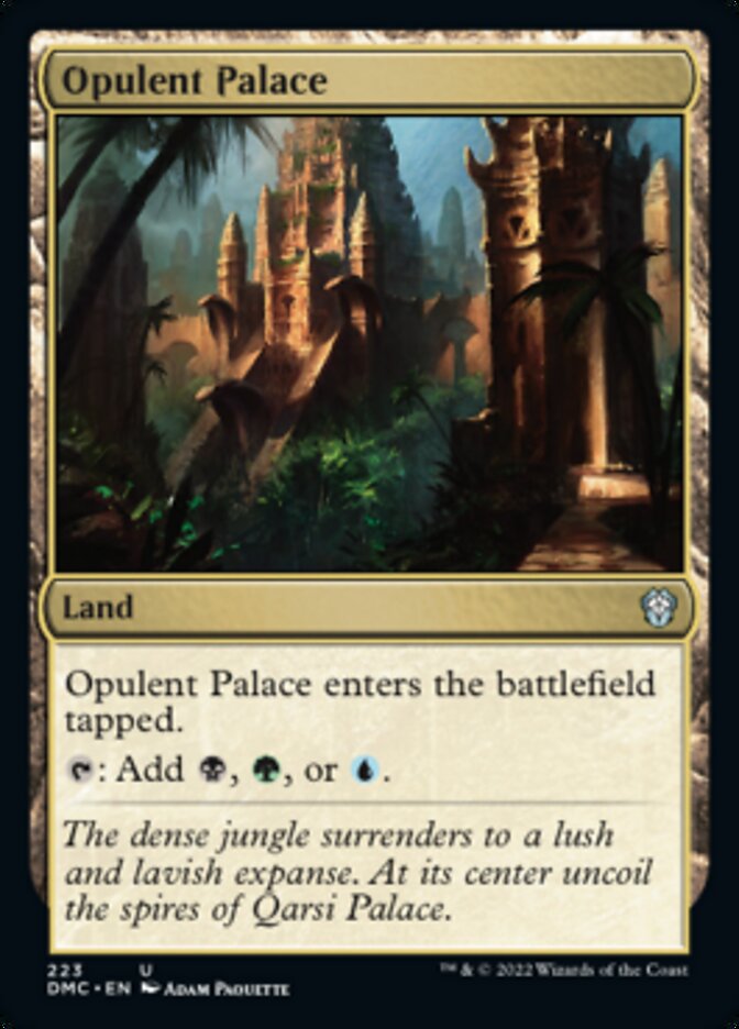 Opulent Palace [Dominaria United Commander] | Game Grid - Logan