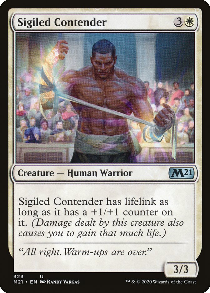 Sigiled Contender [Core Set 2021] | Game Grid - Logan