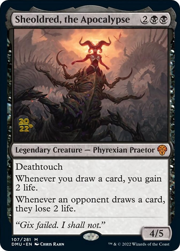 Sheoldred, the Apocalypse [Dominaria United Prerelease Promos] | Game Grid - Logan