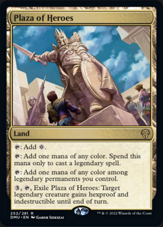 Plaza of Heroes (Promo Pack) [Dominaria United Promos] | Game Grid - Logan