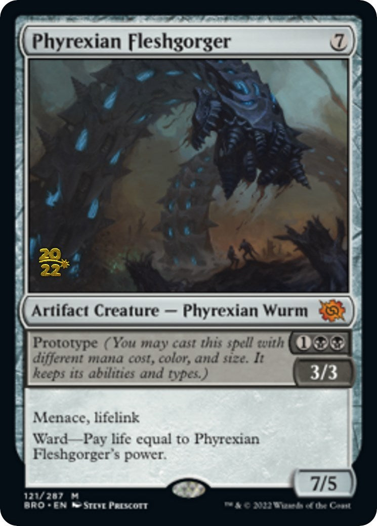 Phyrexian Fleshgorger [The Brothers' War Prerelease Promos] | Game Grid - Logan