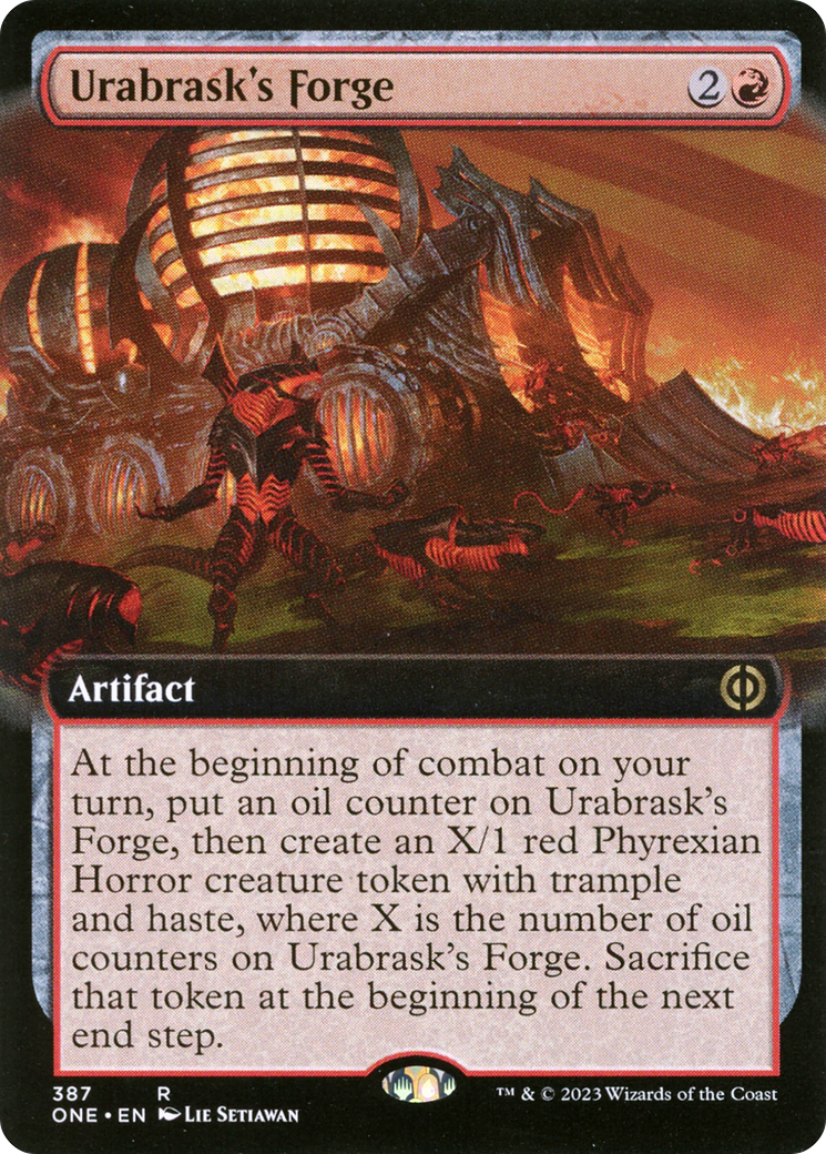 Urabrask's Forge (Extended Art) [Phyrexia: All Will Be One] | Game Grid - Logan