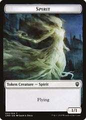 Angel // Spirit Double-Sided Token [Commander Legends Tokens] | Game Grid - Logan