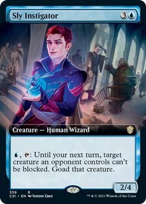 Sly Instigator (Extended Art) [Commander 2021] | Game Grid - Logan