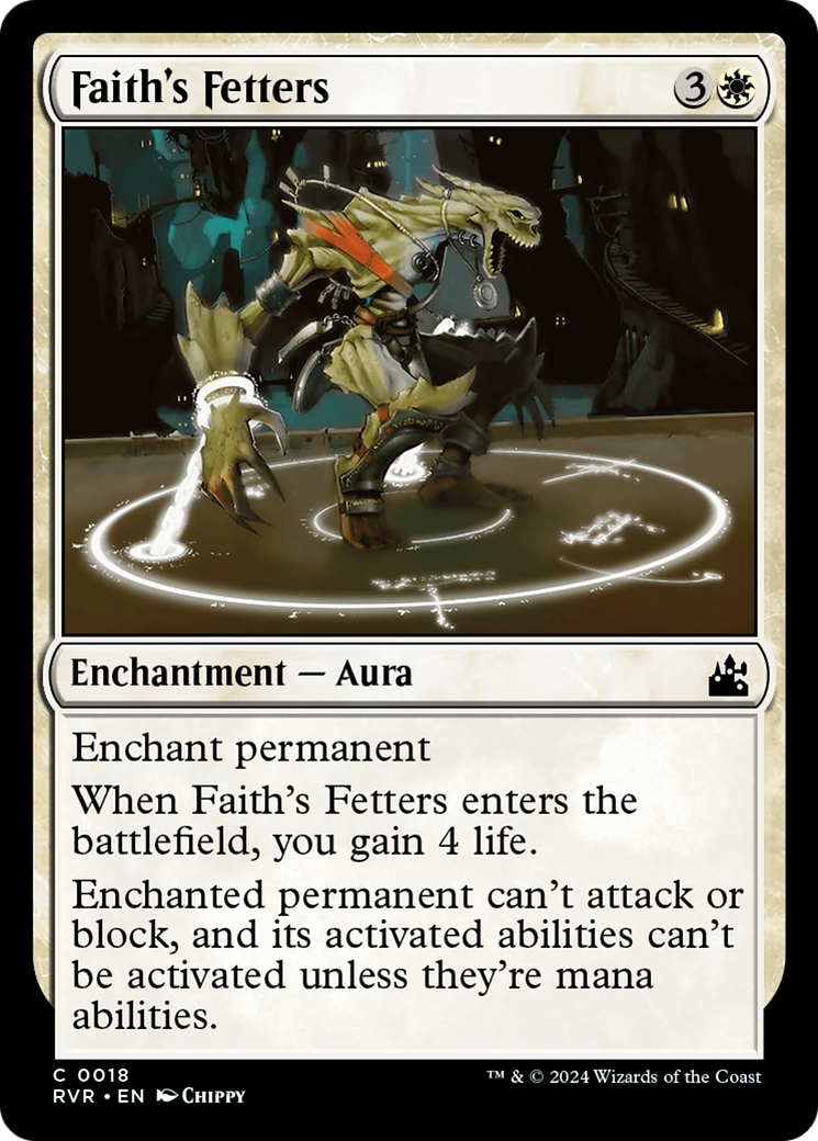 Faith's Fetters [Ravnica Remastered] | Game Grid - Logan