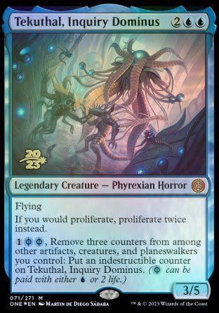 Tekuthal, Inquiry Dominus [Phyrexia: All Will Be One Prerelease Promos] | Game Grid - Logan