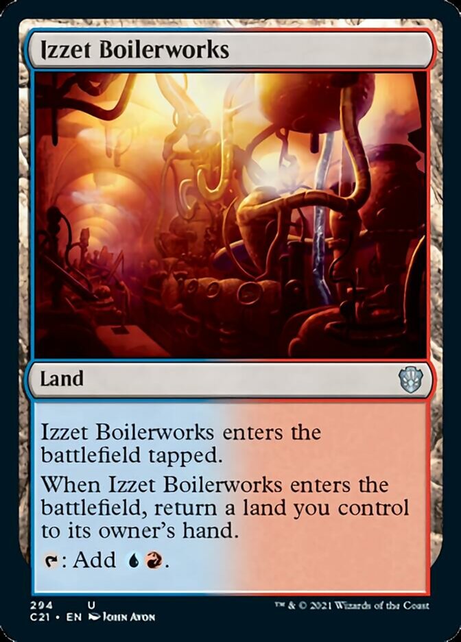 Izzet Boilerworks [Commander 2021] | Game Grid - Logan