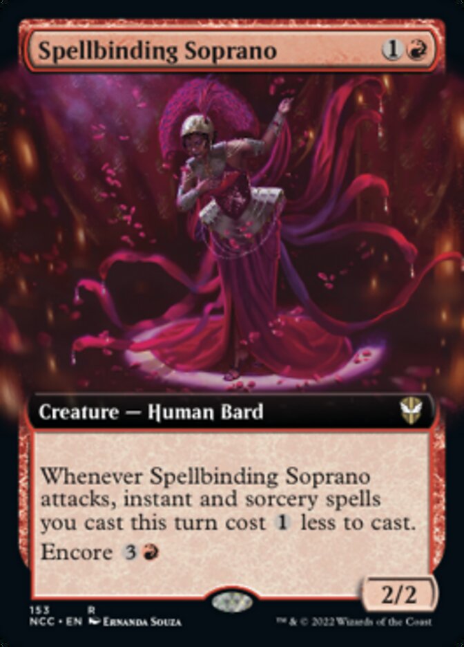 Spellbinding Soprano (Extended Art) [Streets of New Capenna Commander] | Game Grid - Logan