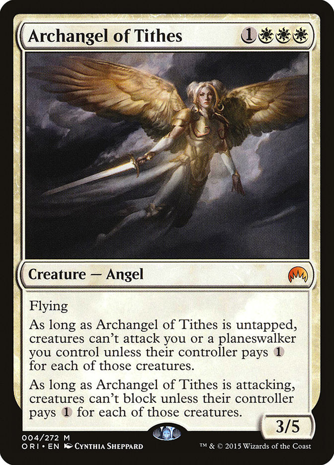 Archangel of Tithes [Magic Origins] | Game Grid - Logan