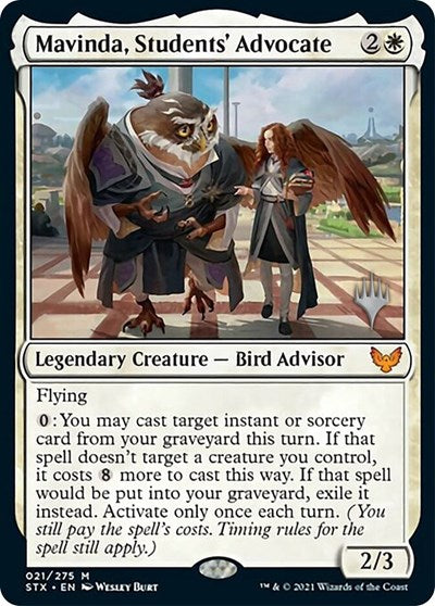 Mavinda, Students' Advocate (Promo Pack) [Strixhaven: School of Mages Promos] | Game Grid - Logan