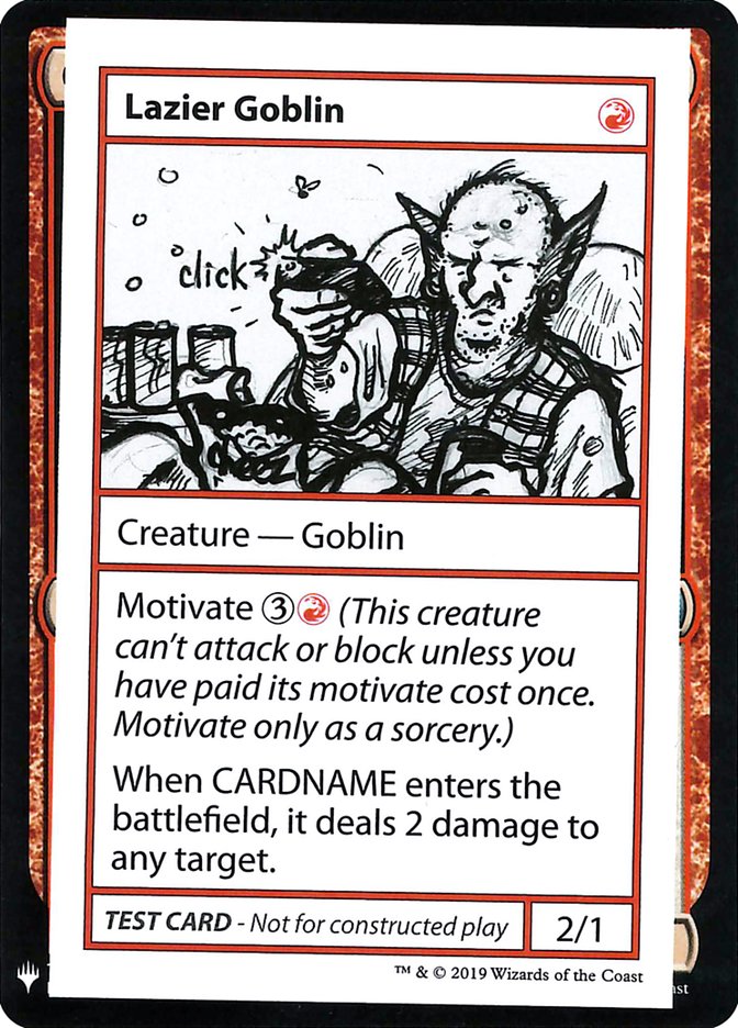 Lazier Goblin [Mystery Booster Playtest Cards] | Game Grid - Logan