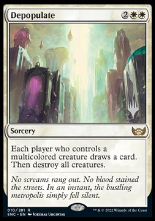 Depopulate (Promo Pack) [Streets of New Capenna Promos] | Game Grid - Logan