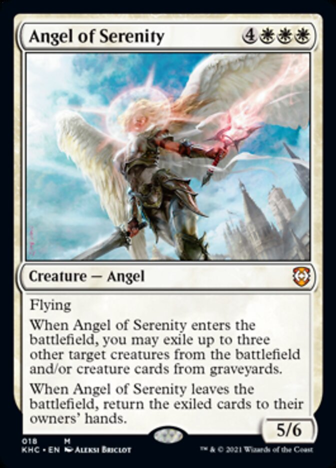 Angel of Serenity [Kaldheim Commander] | Game Grid - Logan