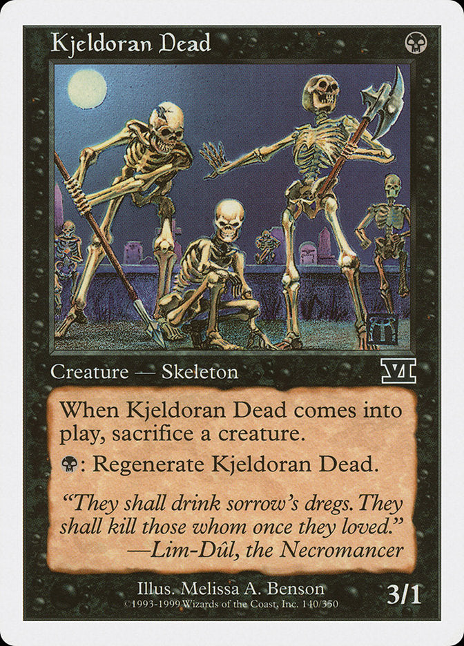 Kjeldoran Dead [Classic Sixth Edition] | Game Grid - Logan