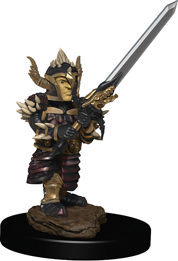 D&D Premium Painted Mini: Male Halfling Fighter | Game Grid - Logan