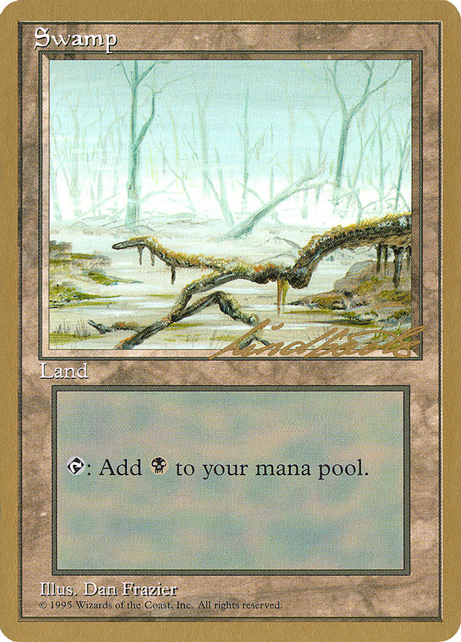 Swamp (ll372) (Leon Lindback) [Pro Tour Collector Set] | Game Grid - Logan