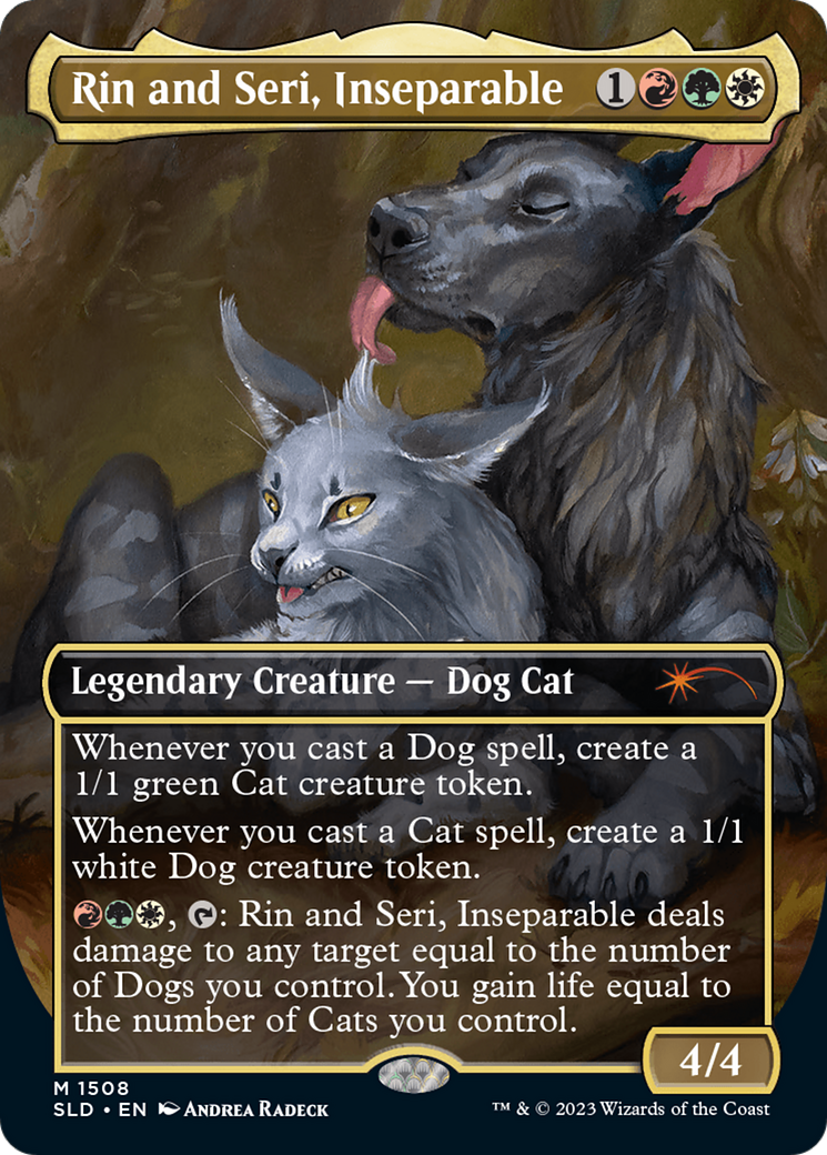Rin and Seri, Inseparable (1508) // Rin and Seri, Inseparable [Secret Lair Commander Deck: Raining Cats and Dogs] | Game Grid - Logan