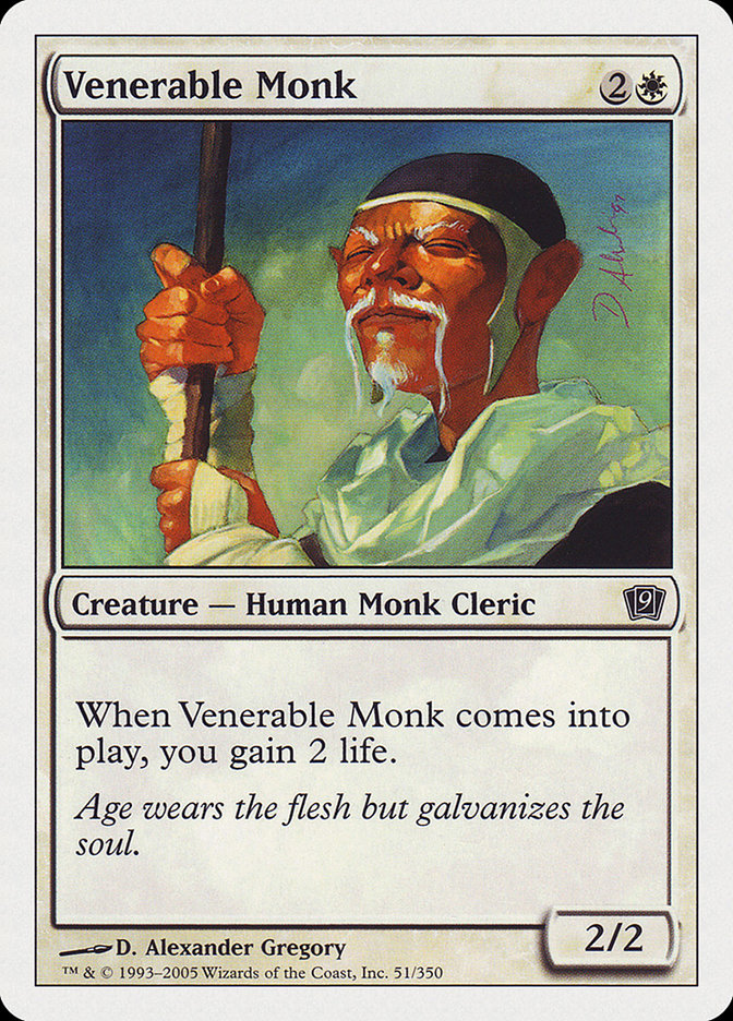 Venerable Monk [Ninth Edition] | Game Grid - Logan