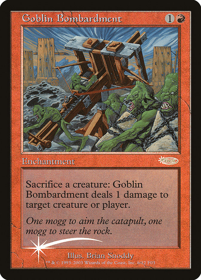 Goblin Bombardment [Friday Night Magic 2003] | Game Grid - Logan