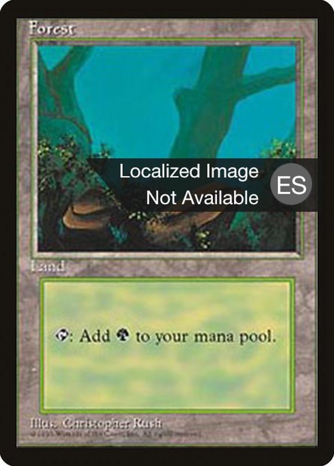 Forest (A) [Fourth Edition (Foreign Black Border)] | Game Grid - Logan