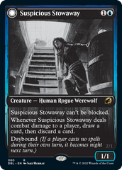 Suspicious Stowaway // Seafaring Werewolf [Innistrad: Double Feature] | Game Grid - Logan