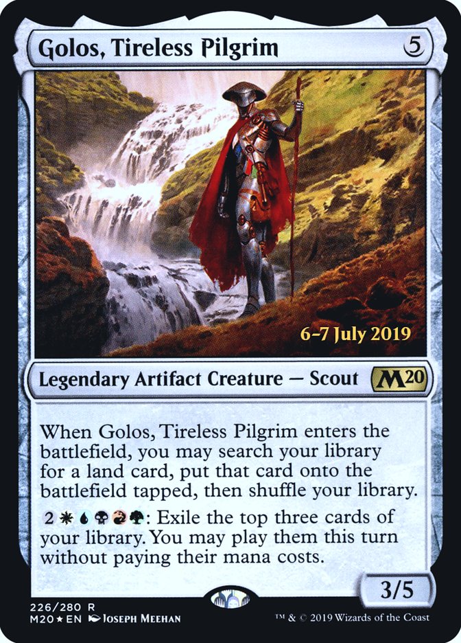 Golos, Tireless Pilgrim [Core Set 2020 Prerelease Promos] | Game Grid - Logan