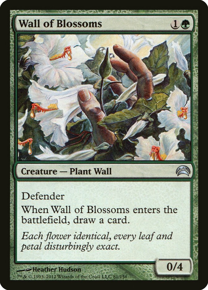 Wall of Blossoms [Planechase 2012] | Game Grid - Logan