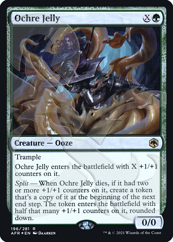 Ochre Jelly (Ampersand Promo) [Dungeons & Dragons: Adventures in the Forgotten Realms Promos] | Game Grid - Logan