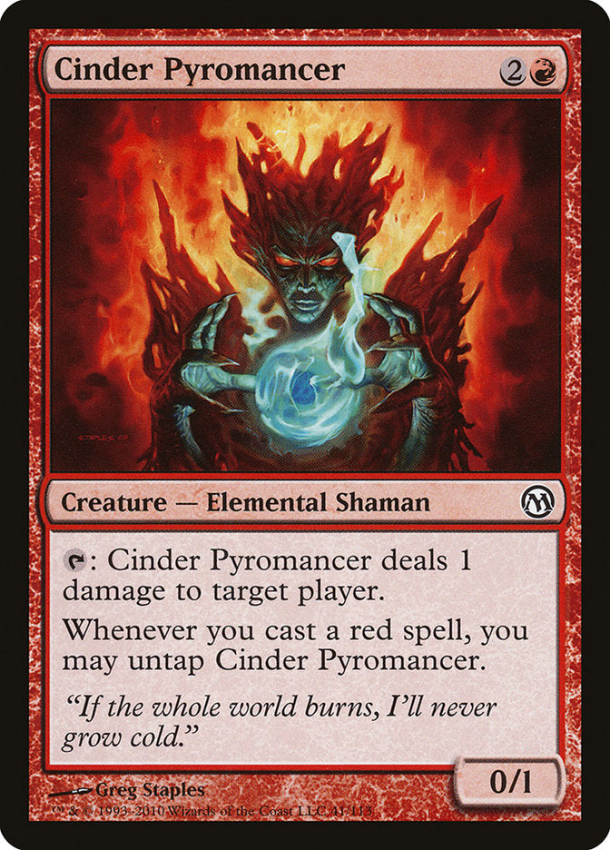 Cinder Pyromancer [Duels of the Planeswalkers] | Game Grid - Logan