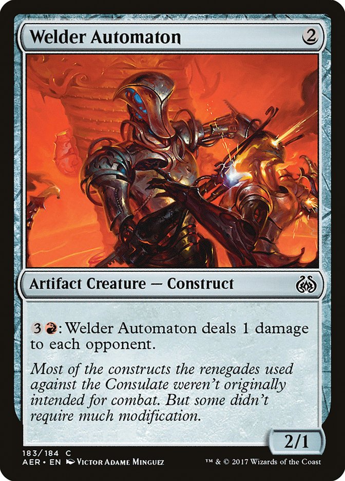 Welder Automaton [Aether Revolt] | Game Grid - Logan
