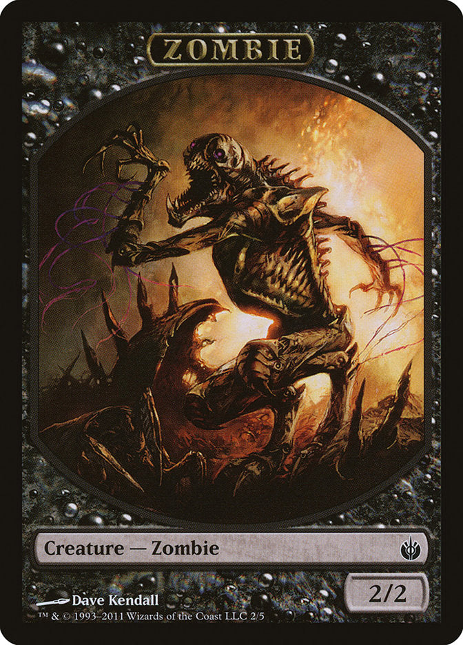 Zombie Token [Mirrodin Besieged Tokens] | Game Grid - Logan