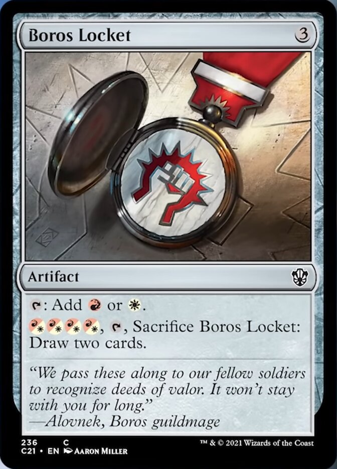 Boros Locket [Commander 2021] | Game Grid - Logan