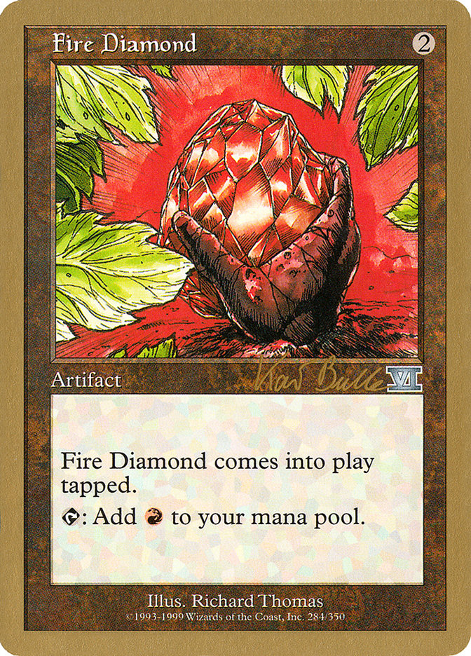 Fire Diamond (Kai Budde) [World Championship Decks 1999] | Game Grid - Logan