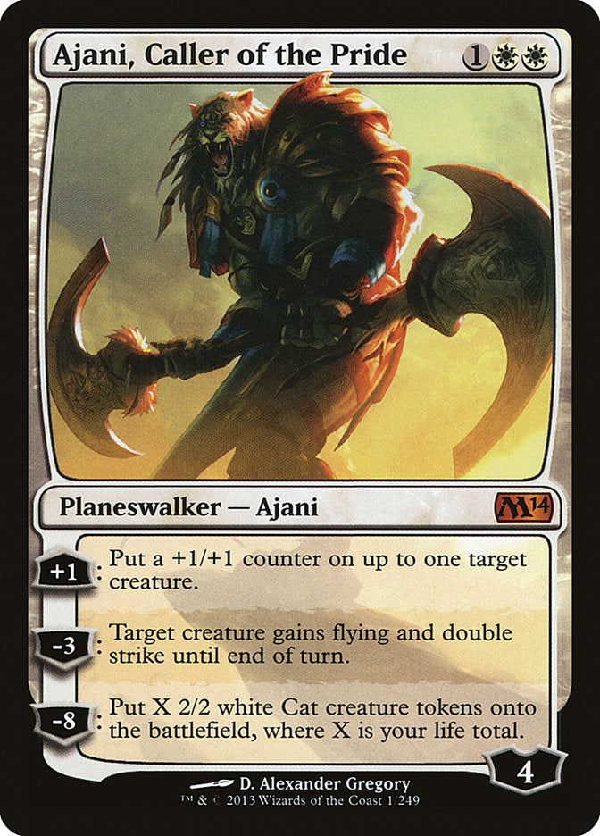 Ajani, Caller of the Pride [Magic 2014] | Game Grid - Logan