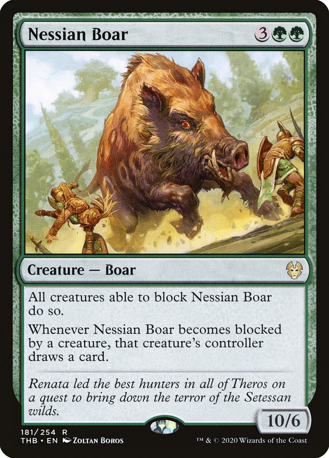 Nessian Boar [Theros Beyond Death] | Game Grid - Logan
