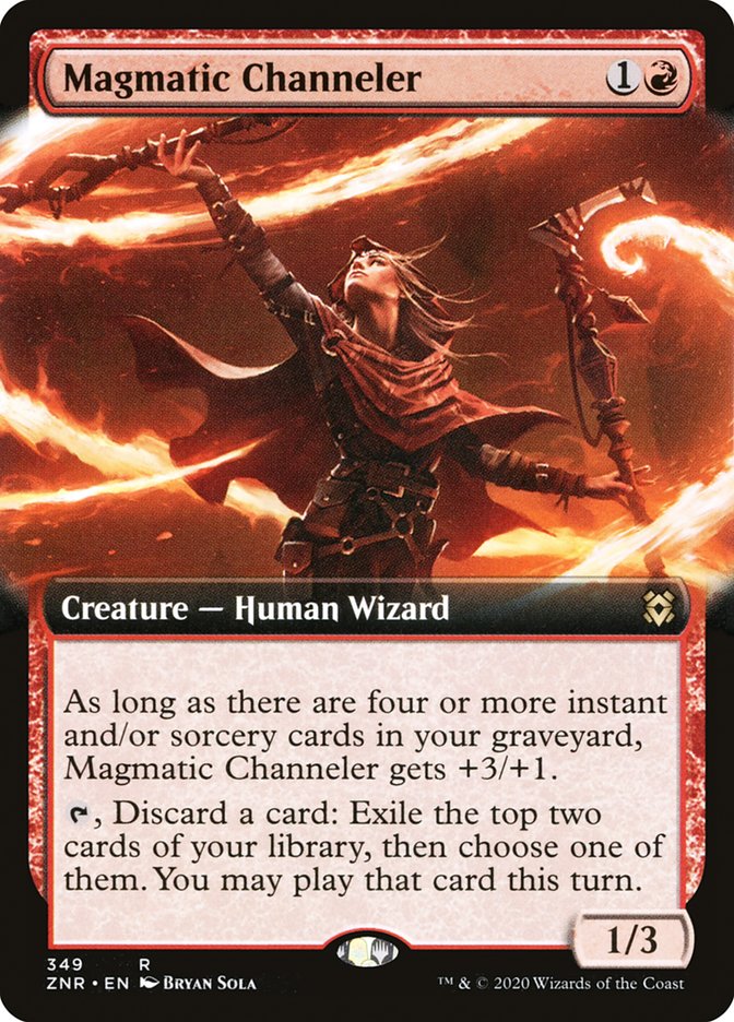 Magmatic Channeler (Extended Art) [Zendikar Rising] | Game Grid - Logan