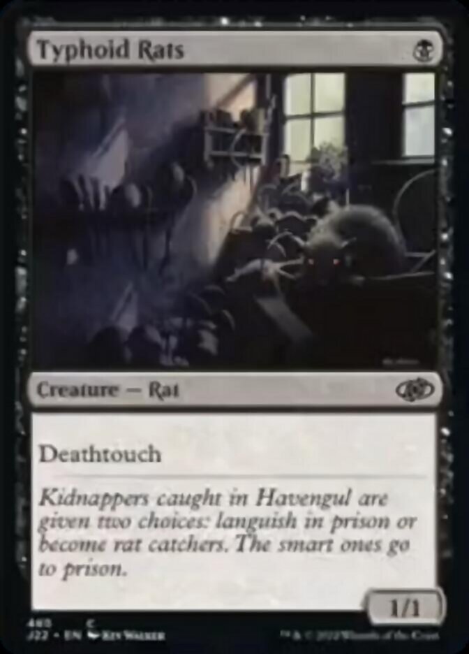 Typhoid Rats [Jumpstart 2022] | Game Grid - Logan