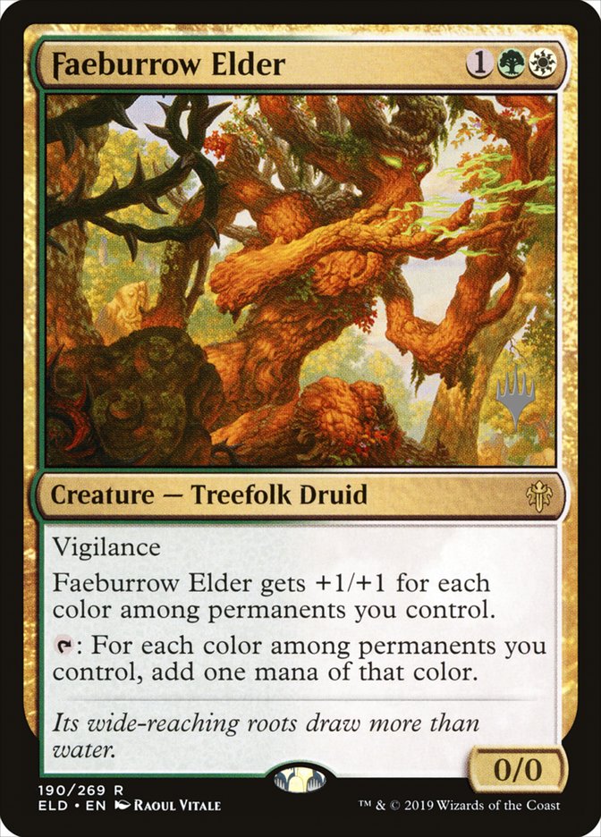 Faeburrow Elder (Promo Pack) [Throne of Eldraine Promos] | Game Grid - Logan