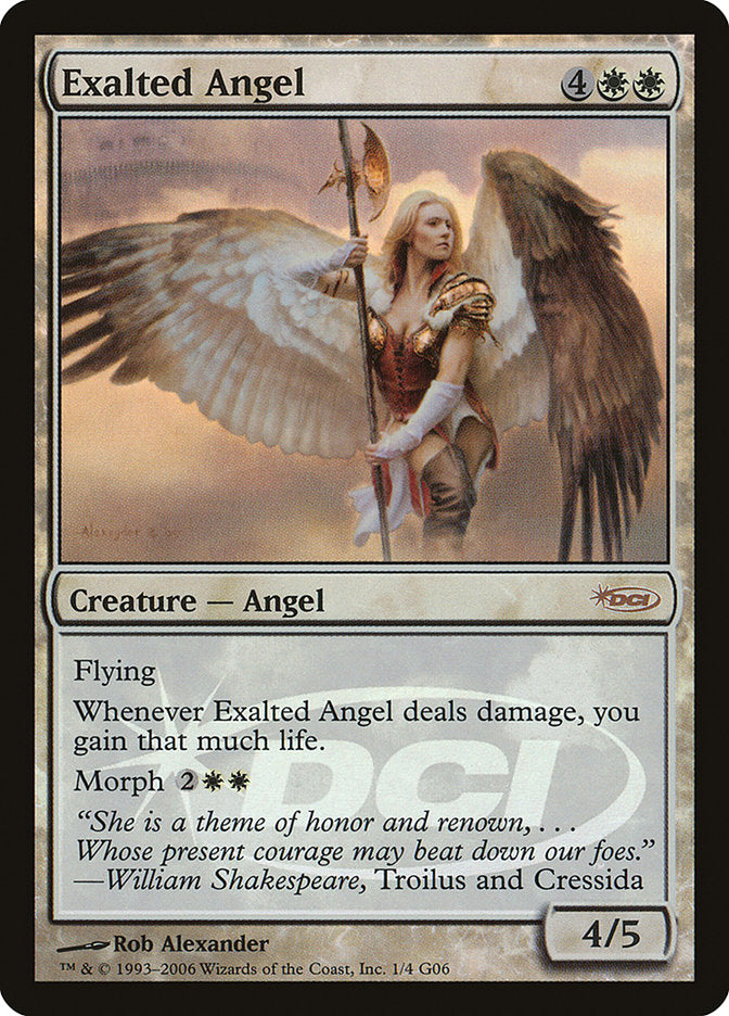 Exalted Angel [Judge Gift Cards 2006] | Game Grid - Logan