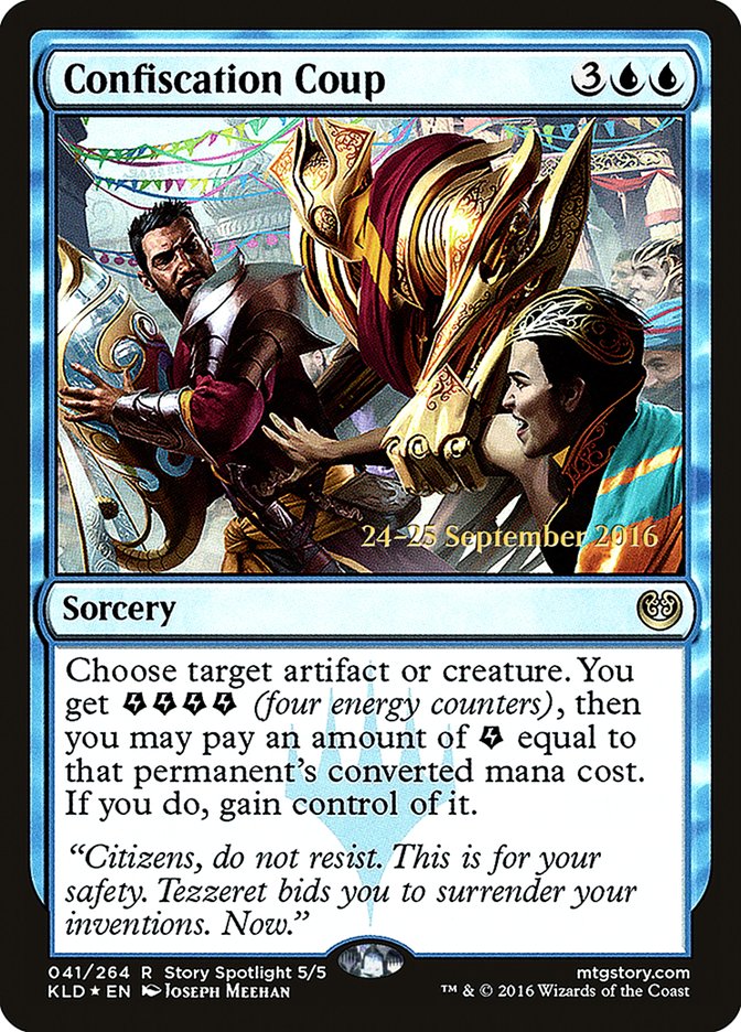 Confiscation Coup [Kaladesh Prerelease Promos] | Game Grid - Logan