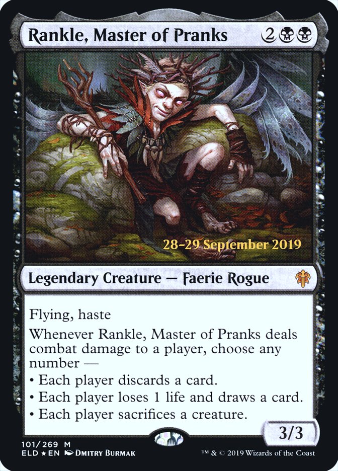 Rankle, Master of Pranks [Throne of Eldraine Prerelease Promos] | Game Grid - Logan