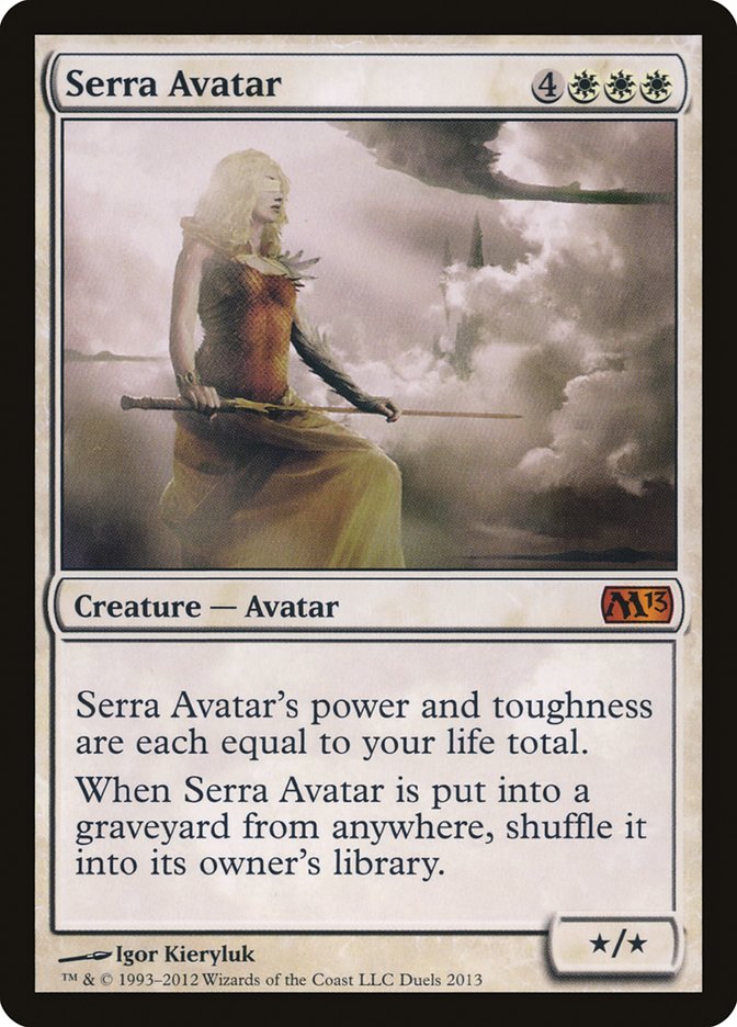 Serra Avatar (Duels of the Planeswalkers Promos) [Duels of the Planeswalkers Promos 2012] | Game Grid - Logan