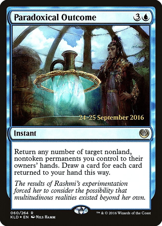 Paradoxical Outcome [Kaladesh Prerelease Promos] | Game Grid - Logan