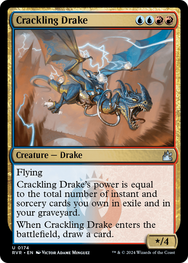 Crackling Drake [Ravnica Remastered] | Game Grid - Logan