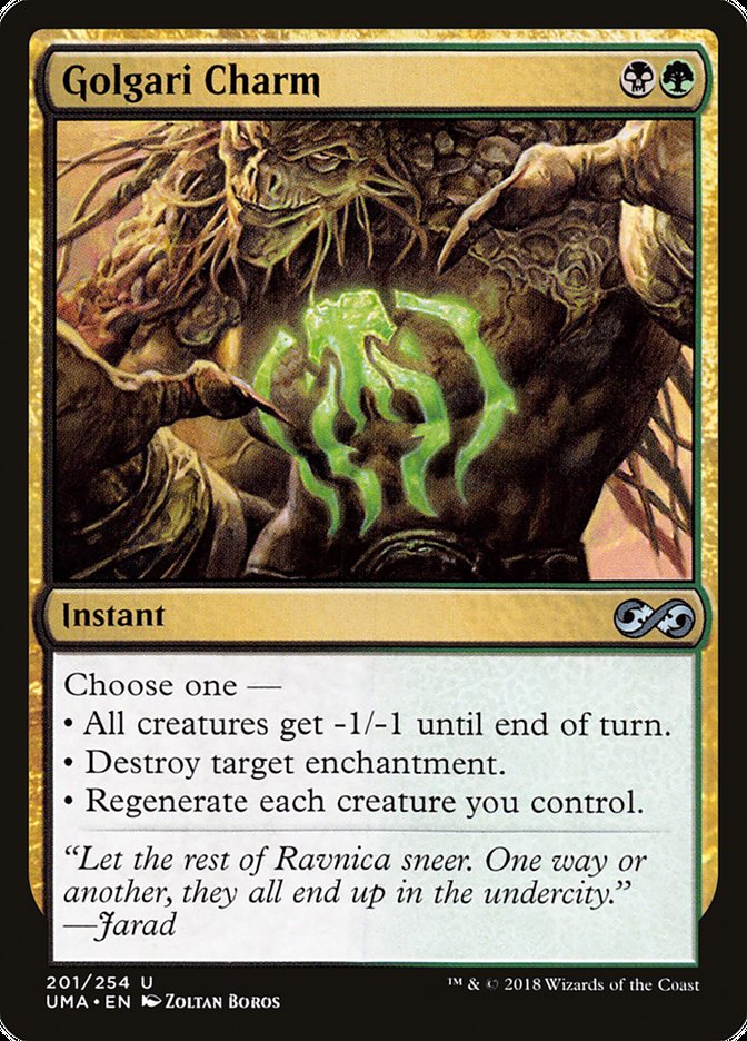 Golgari Charm [Ultimate Masters] | Game Grid - Logan