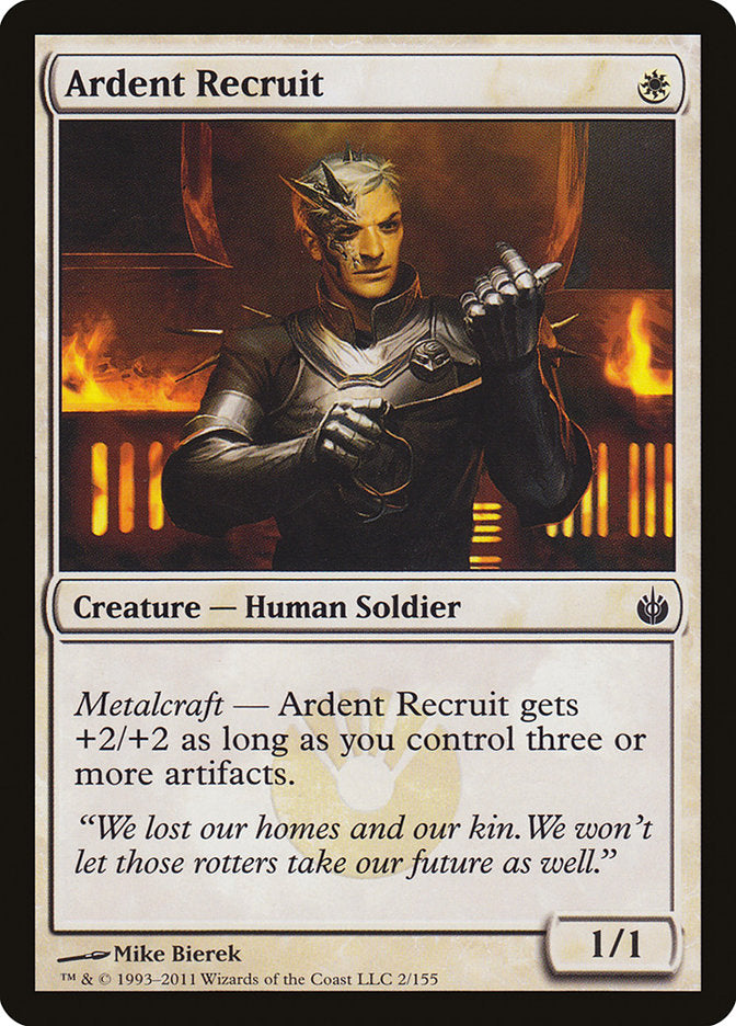 Ardent Recruit [Mirrodin Besieged] | Game Grid - Logan