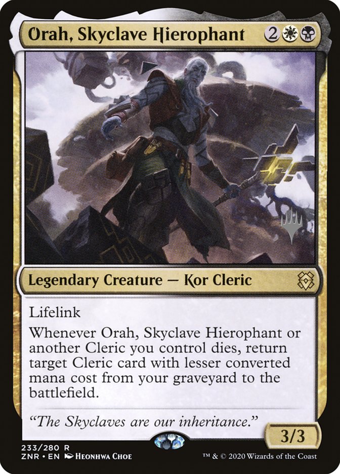 Orah, Skyclave Hierophant (Promo Pack) [Zendikar Rising Promos] | Game Grid - Logan