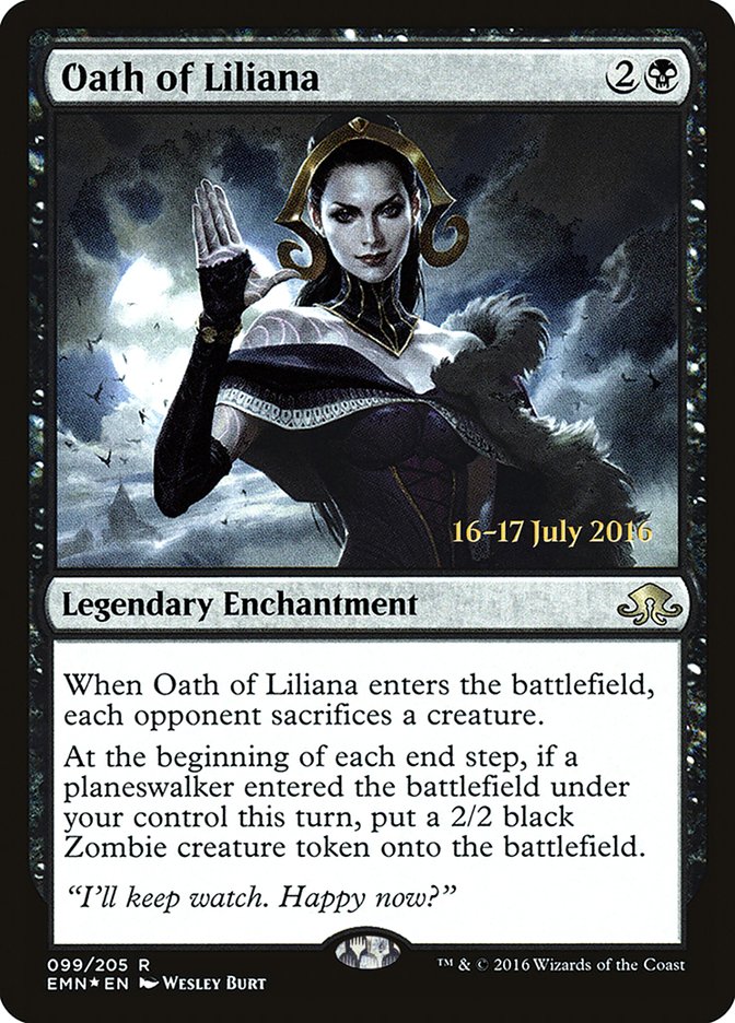 Oath of Liliana [Eldritch Moon Prerelease Promos] | Game Grid - Logan