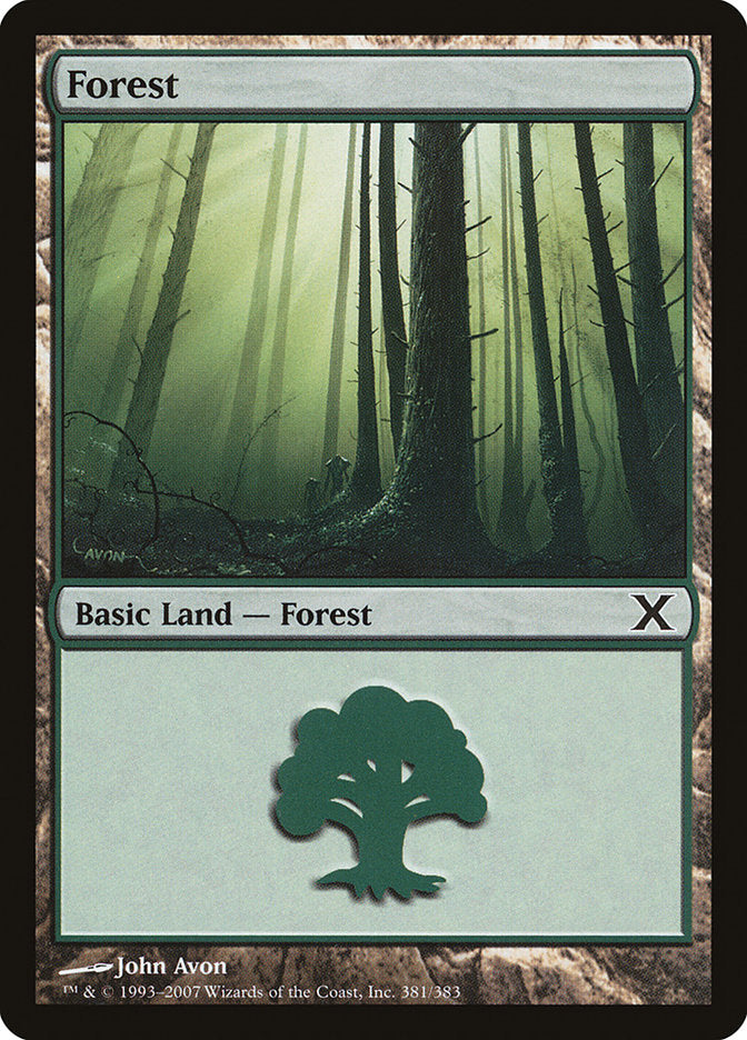 Forest (381) [Tenth Edition] | Game Grid - Logan